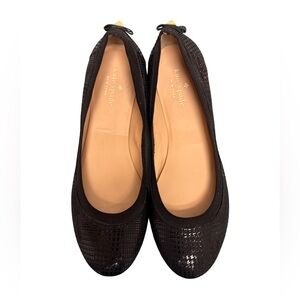 Kate Spade Textured Ballet Flats Women’s 9.5 Black